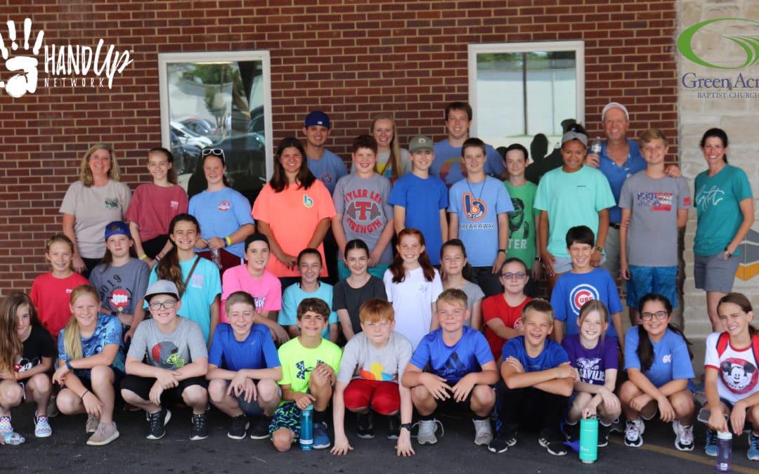 Green Acres Baptist Youth provide a Hand Up!